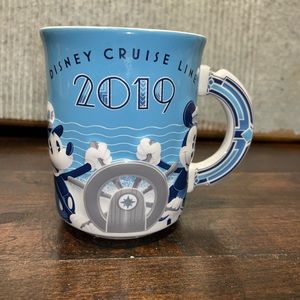 Mickey Minnie Mouse Disney Cruise Line 2019 Cup Mug Captain Wonder Fantasy Dream